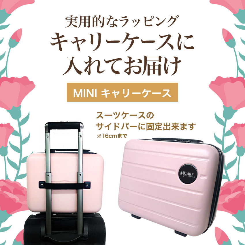 MJCARE オリジナル ギフトセット 7種70枚 【 ミニサイズ キャリーケース＆ミニブローチ付き 】 の画像